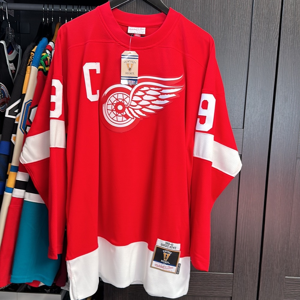 Gordie Howe Detroit Red Wings Mitchell & Ness 1960 Blue Line Authentic Jersey